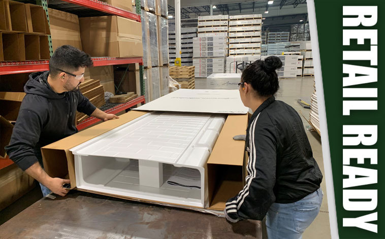 Retail Ready products produced by Allied Plastics